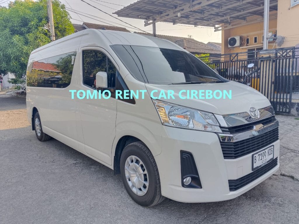 sewa rental mobil hiace premio dan commuter cirebon hanya ada di tomio rent car, pelayanan ramah, sopir berpengalaman, hafal rute perjalanan ke manapun